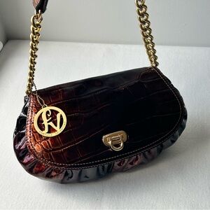 Fortuna Valentino Leather Shoulder Bag